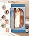 noerishia Portable Sauna for Home with 3L 1200W Steamer, Big Folding Chair, 99 Mins Timer, 9 Levels, Pernoanl Steam Sauna Tent Dual YKK Zippers for Home Spa Detoxification, 32' x32' x 71', Light Blue