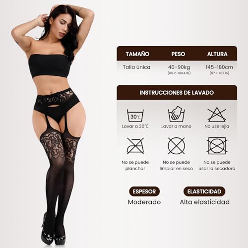 La Mejor Recopilación de Medias de liga para Mujer Top 5. 10 Medias de liga para Mujer marca HIHALO (2)