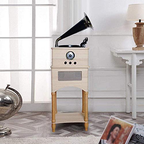 Gramophone, Haut-parleurs Bluetooth rétro klaxon Platine Vinyle en Bois Massif Tourne-Disque en cuivre Machine à Musique… - Les Beatles, Paul McCartney, John Lennon, RIngo Starr, George Harrison Gramophone, Haut-parleurs Bluetooth rétro klaxon Platine Vinyle en Bois Massif Tourne-Disque en cuivre Machine à Musique… – Image 5