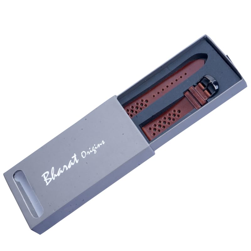 Image of Quick Release Watch Band 22mm 20mm IBIZA BROWN Italian Genuine Leather Watch Strap for Samsung Galaxy Watch | Huawei Watch | Fossil Watch | Amazfit Watch | Oneplus Watch | Pebble Watch | Seiko Watch | Casio Watch | Citizen Watch | Emporio Armani | Armani Exchange| Guess Watch