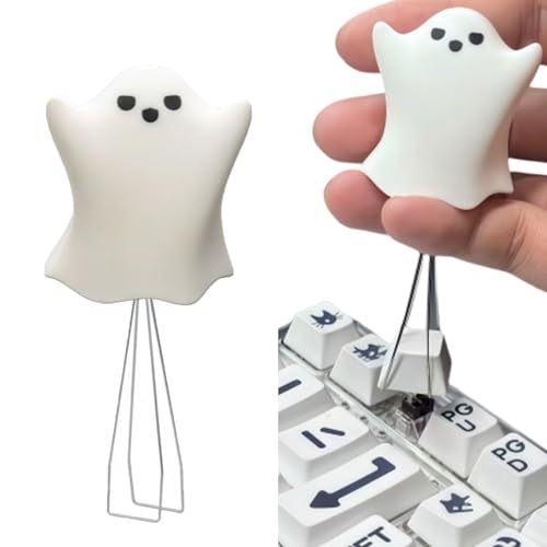 Cute Ghost Keycap Puller, Switch Puller Broken Key Extractor Stainless