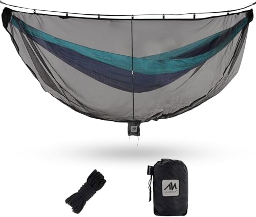 AYAMAYA Hammock Bug Net - 11.15ft Superfine Mosquito Net for Hammocks,w/Double-Sided Zipper...
