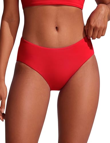 CRZ YOGA Damen Bikini Unterteile Mittlerer Aufstieg Voll Gefüttert...