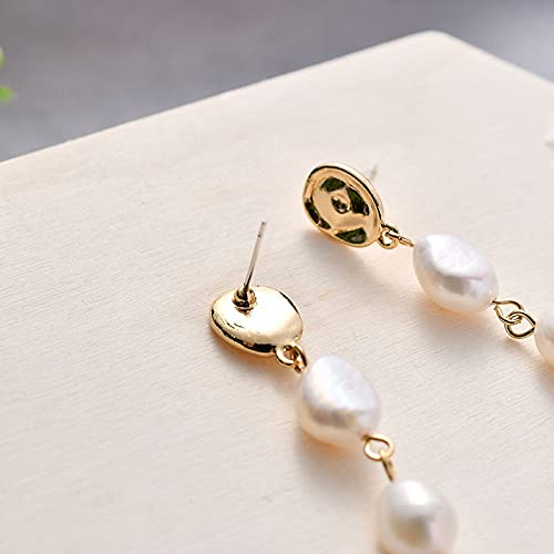 Boucles d'oreilles perles d'eau douce Cellacity, le cadeau de mariage idéal en argent 925 - 4