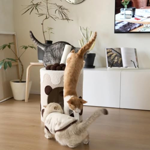 Árbol para gatos Happy & Polly beige 26 pulgadas miniatura 5