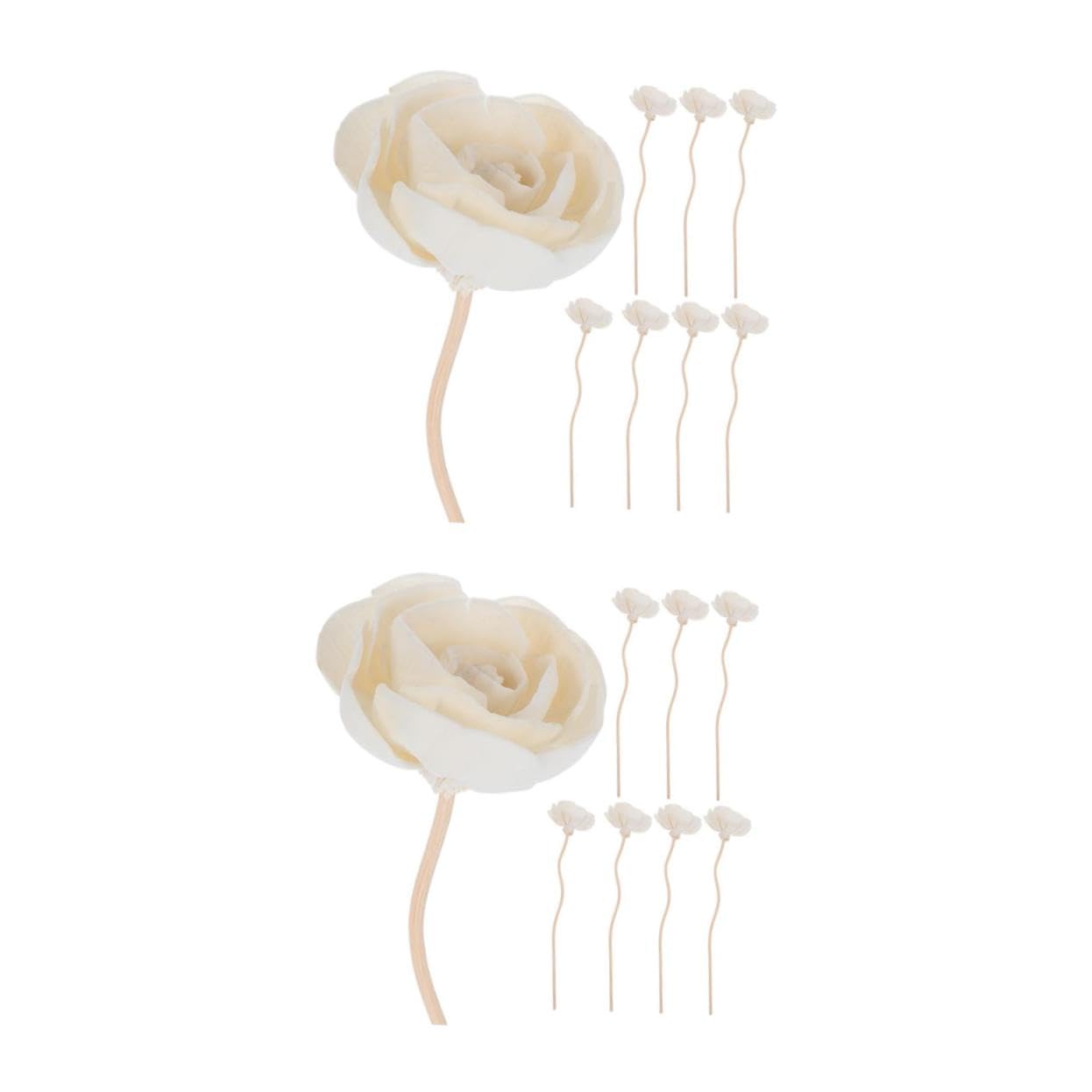 YARNOW 16piezas Varillas De Ratán Flores Aromáticas Ambientador Natural y Decorativo para Hogar Difusor De Relajantes para Crear Fragancias Cualquier Espacio