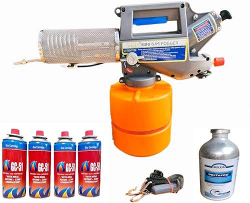 Image of SHoRI Mosquito Killer Fogging Machine Powerful Pest Control (SHoRI FOG-1, GAS CAN -4, DELTAFOG 500ML-1)