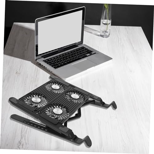 Veemoon 1Set Soporte Ajustable para Laptop con Enfriador USB miniatura 2
