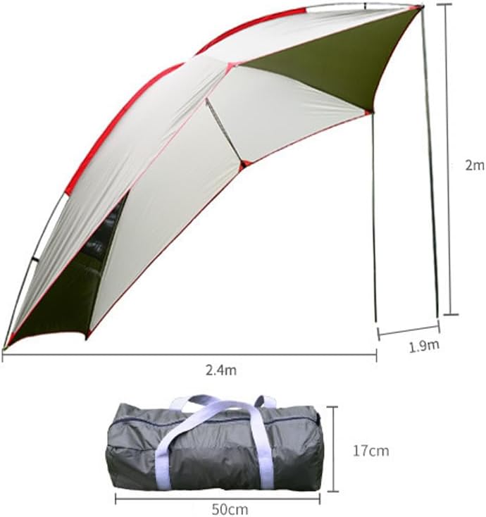 for Ford Ranger/S-Max/Transit/Transit Custom Car Awning,Portable Awning Canopy Ventilation for Camping Vehicle Awning Instant Shelter for Camping,B Yellow