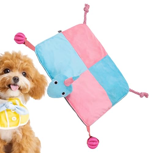 Tapis de jeu pour chiot en tissu doux avec textures interactives premium - 2