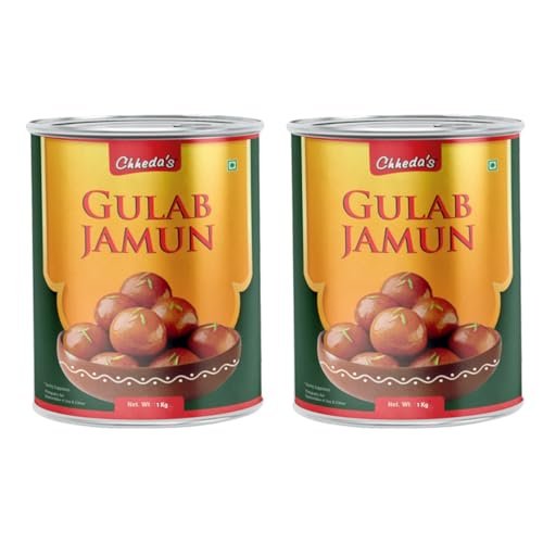 Image of Chheda's - Gulab Jamun - Indian Sweets - Tin Sweets - Festive Gift Pack - 1000 Gm Pack of 2