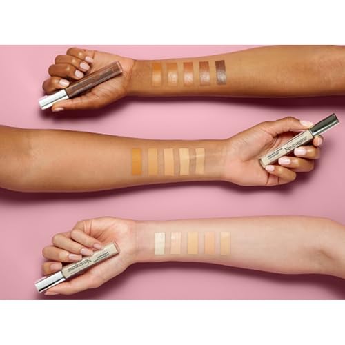 Kenvue Neutrogena Healthy Skin Radiant Brightening Cream Concealer with Peptides & Vitamin E Antioxidant, Lightweight Perfecting Concealer Cream, Non-Comedogenic, Hazelnut Medium 01 warm undertones, 0.24 oz