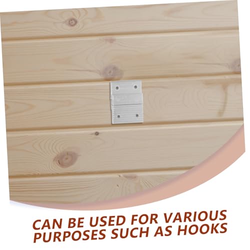 Image of Veemoon 1set French Cleat Picture Hanging Kit Heavy Duty Z-Shaped Mounting Brackets for Mirrors Artwork and Shelves Easy to Install Wall Hardware Screws Elegant Design for Decor
