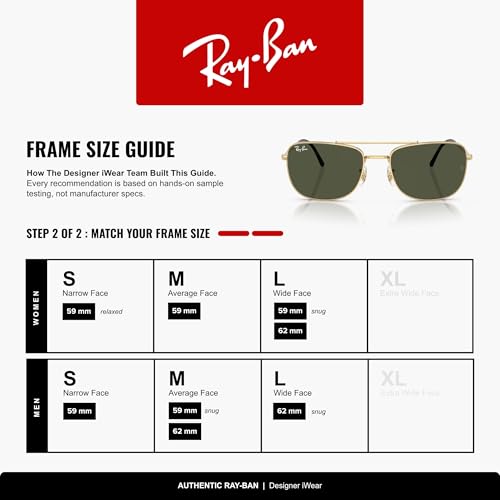Image of Ray-Ban Unisex Rb3755 Rectangular Sunglasses