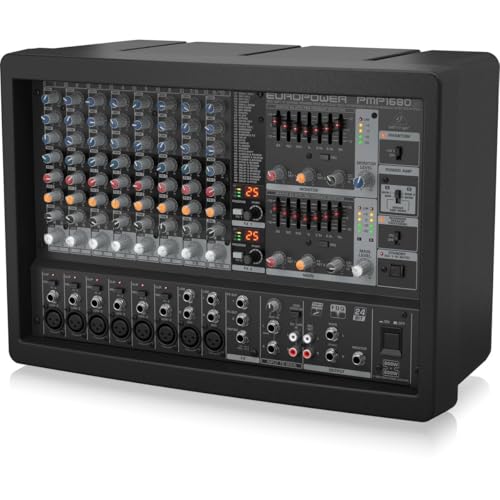 Console amplifiee Behringer EUROPOWER PMP1680S mixeur de scene rackable - 3