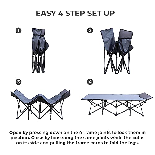 17 Best Camping Cots for Side Sleepers is King!) Camping Prepper