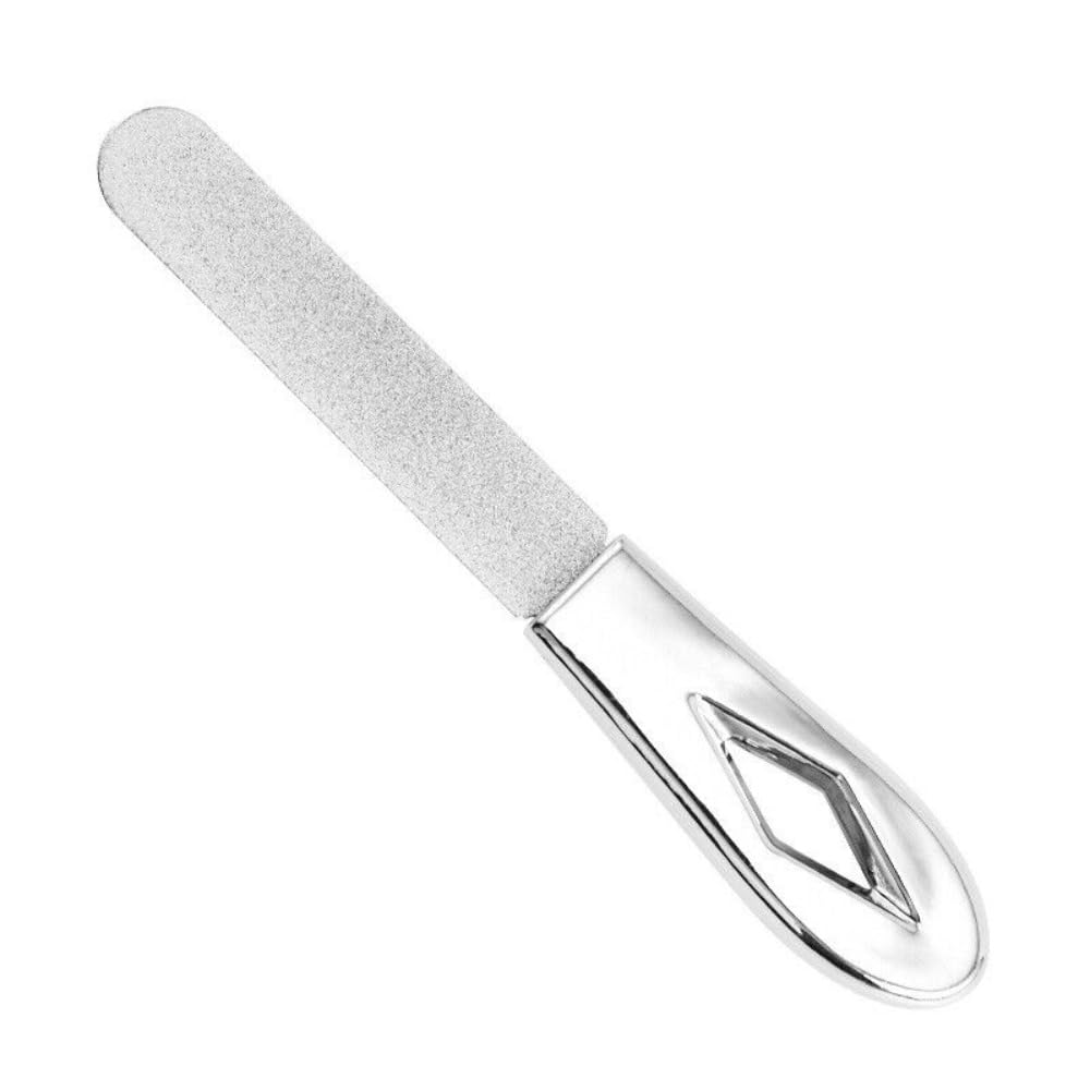 Tooth Sandpaper Stick Stainless Steel Portable Frosted Surface Teeth File Tooth Grinding Tools Useful(silver)