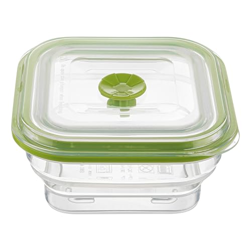 Restaurantware 16 oz Green Silicone Food Storage Container, Vented, 1 Ct