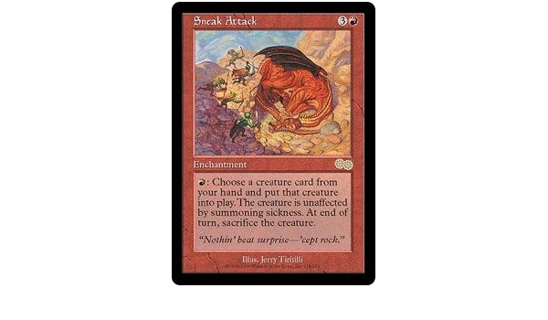 定番の冬ギフト mtg 英語版 foil 騙し討ち 1枚 Sneak Attack revecap.com