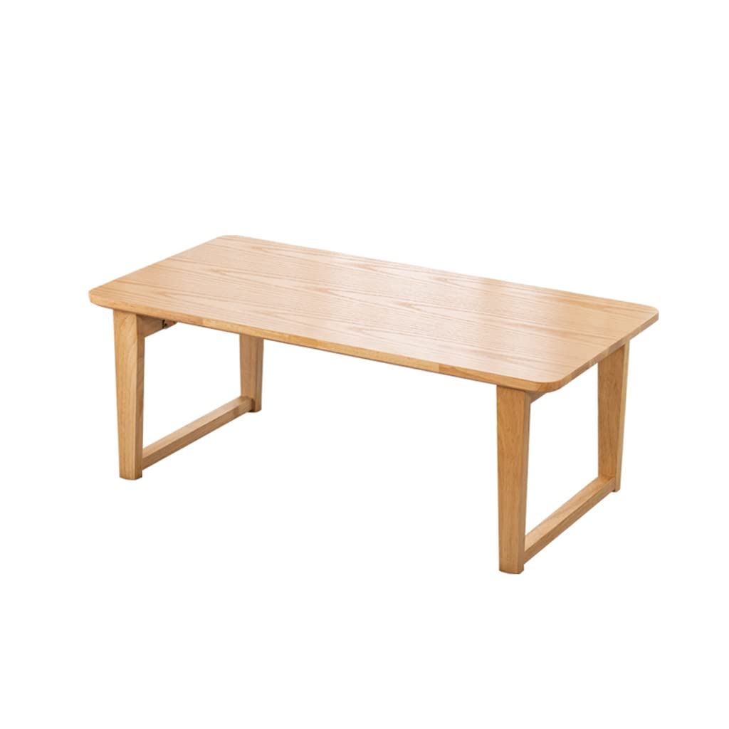 Table basse gain de place pliante en bois pour petit balcon