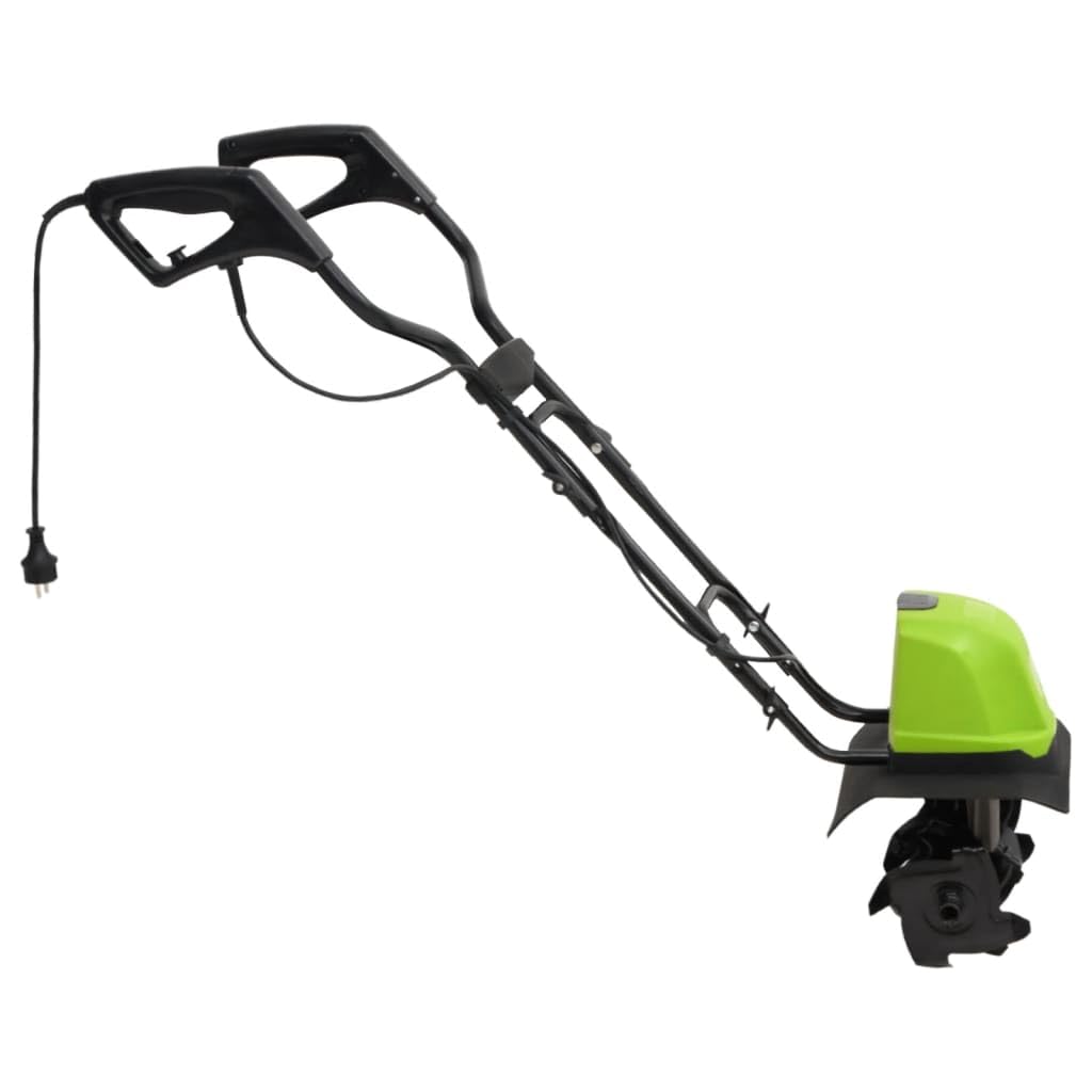 Motocultor eléctrico para jardín con 4 Cuchillas 800 W, Casa y jardín Jardín Maquinaria de jardinería Motocultivadores, Verde, 9.8kg