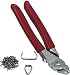 Drake Off Road 45 degrees bend Hog Ring Pliers Set& 100 Galvinized Hog Rings- For Upholstery Installation Kit car auto Seat cover heater cooler