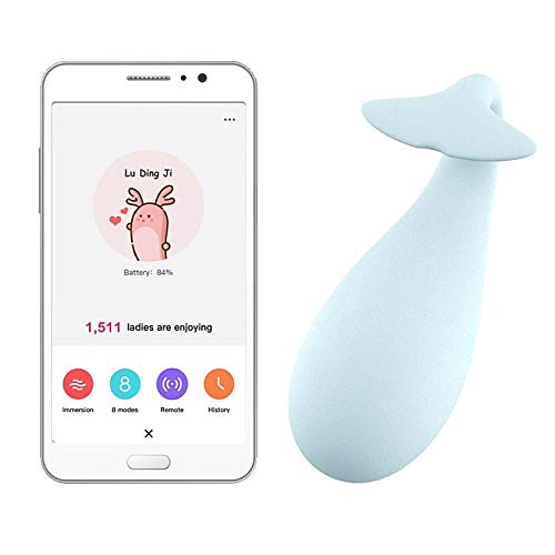 Cápsula Vibratória DR. WHALE, 8 modos vibração controle Aplicativo e Bluetooth - Sistalc