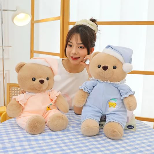 Image of SCOOBA Night Accompany Bear Soft Toy 35 cm (Pink Bear)