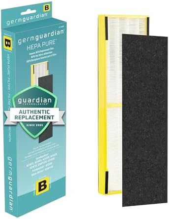 GermGuardian, Filter B HEPA Pure Genuine Air Purifier Filter, Removes 99.97% of Pollutants, Wildfire Smoke, Odors, for Ac4825, Ac4300, Ac4850, Ac4880, Ac4900, Cdap4500, Ap2200, Flt4825