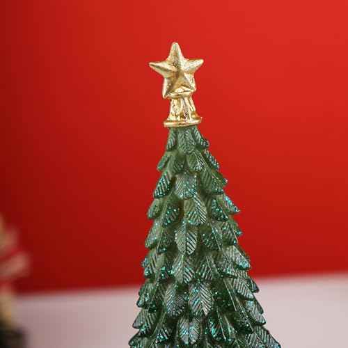 Figura de árbol de resina resistente y elegante con acabados de alta calidad 8
