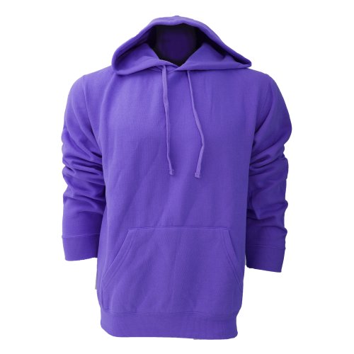 Image of Russell Colour Mens Hooded Sweatshirt/Hoodie (M) (Purple)