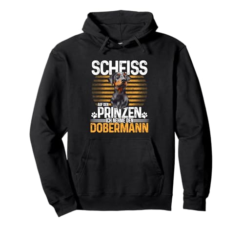Dobermann Hund Pinscher Damen Herren Pullover Hoodie