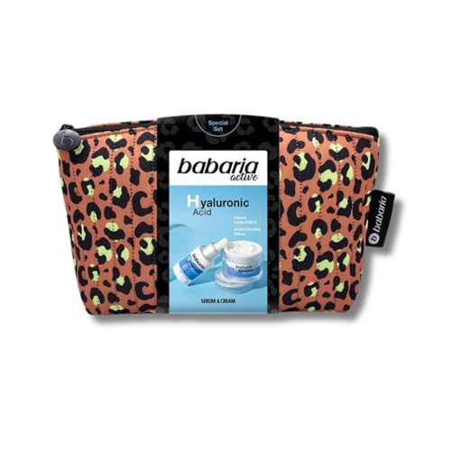Babaria - Pack Cremas Mujer Regalo | Crema Hidratante Cara Acido Hialuronico | Crema Cara 50ml, Serum Facial Mujer 30 ml | Hidratante Facial | Cremas De Día y Noche