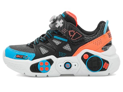 Skechers Chaussures de Sport Gametronix 3.0 lavables en Machine pour garçon Synthétique TextileBordure Multiple 4 Big Kid - vue 4