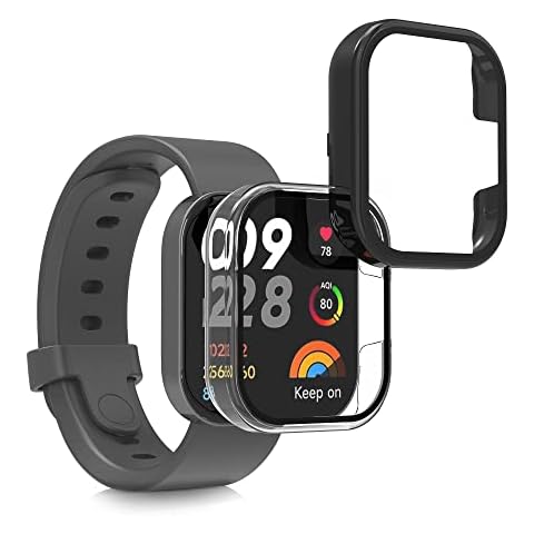 2x Carcasa kwmobile Xiaomi Redmi Mi Watch Lite 3 / Redmi Watch 3 Cover