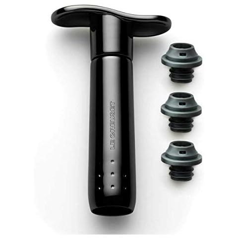 LE CREUSET, Weinpumpen-Set inkl. 3 Verschlüssen Cover