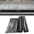 tonchean 9.8 x 3.3ft Garage Rubber Floor Mat Heavy Duty Rubber Flooring Rolls Under Car Garage Mat Non-Slip Rubber Floor Protector Mat for Workshop Trailer Garage,1/8in Thick