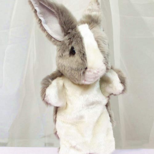 STOBOK 2Pcs Animais Fantoches de Mão Animal de Pelúcia Brinquedos Favores Do Partido Festa de Páscoa