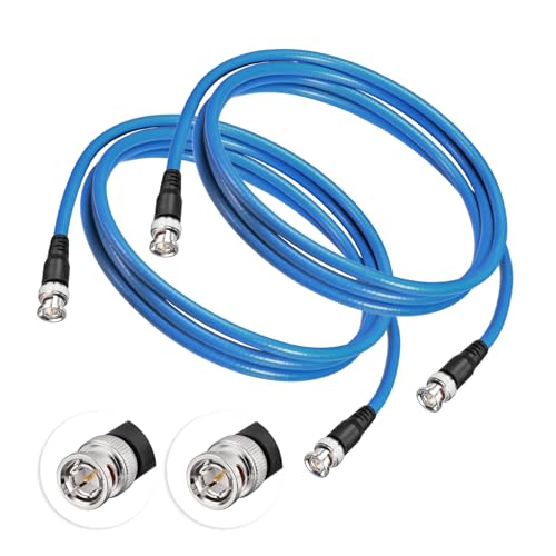 Image of Superbat SDI Cable BNC Cable 3G /6G /12G HD-SDI Cable (Belden 1694A,6ft Supports HD-SDI /3G-SDI /4K /8K Camera SDI Video Cable Precision Video Cable (2Pcs)