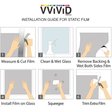 Frosted Matte Black Privacy Window Vinyl Film Decorative Decal For Bathroom, Kitchen, Home, Office Diy Easy To Install No Mess Adhesive (60 Inch X 48 Inch) #TOP4