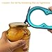 Otstar Jar Opener Bottle Opener and Can Opener for Weak hands, Seniors with Arthritis and Anyone with Low Strength, Mutil Jar Opener Get Lids Off Easily (Blue and Grey)