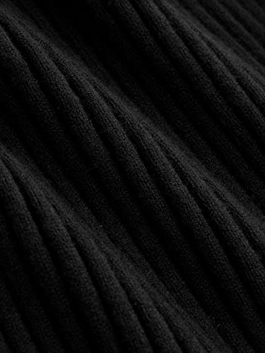 CIDER High Neck Solid Knitted Long Sleeve Top2