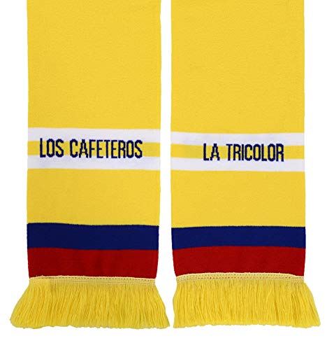 image for Euroscarves National Soccer High-Definition HD Knit Scarf (Colombia), 