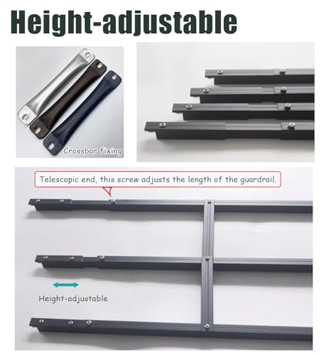 Reja de aluminio estructural para ventana con sistema telescópico ajustable de presión 3