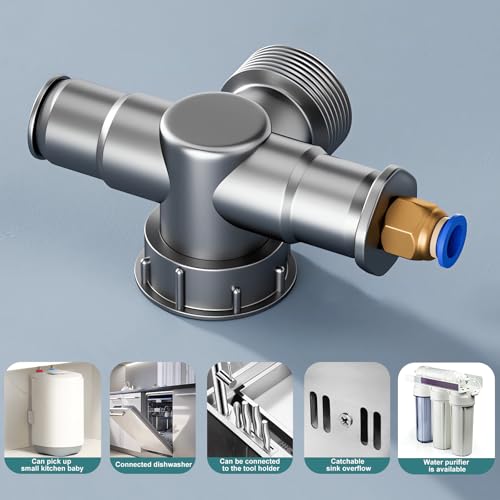 Kit Drenaje Cocina Doble Fregadero Ajustable QruiLanTu miniatura 5