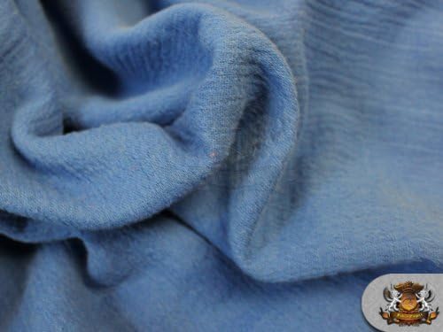 Miniatura 2 de Tela de gasa azul cielo sólido52 pulgadas de anchoVendido por yarda