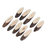 jojofuny 100 Stück Holz -Chip -Requisiten Holz Baumscheiben Holzscheiben für Handwerk Protokoll
