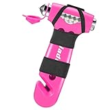 Yiader Window Breaker, 3-in-1 Emergency Escape Tool with Car Window Breaker and Seatbelt Cutter, Car Safety Hammer Car Essentials Tool for Women