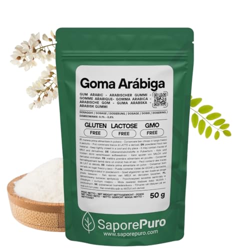 Saporepuro Goma Arabiga en polvo 50 gr