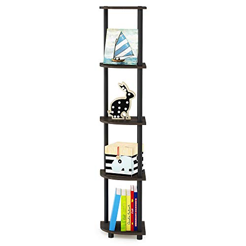 image for Furinno Turn-N-Tube 5 Tier Corner Display Rack Multipurpose Shelving U